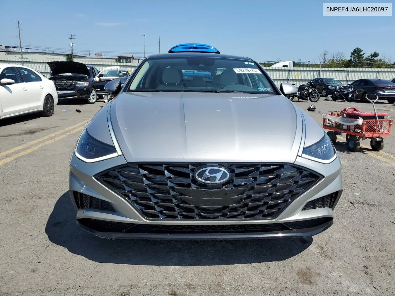 2020 Hyundai Sonata Sel VIN: 5NPEF4JA6LH020697 Lot: 69289724