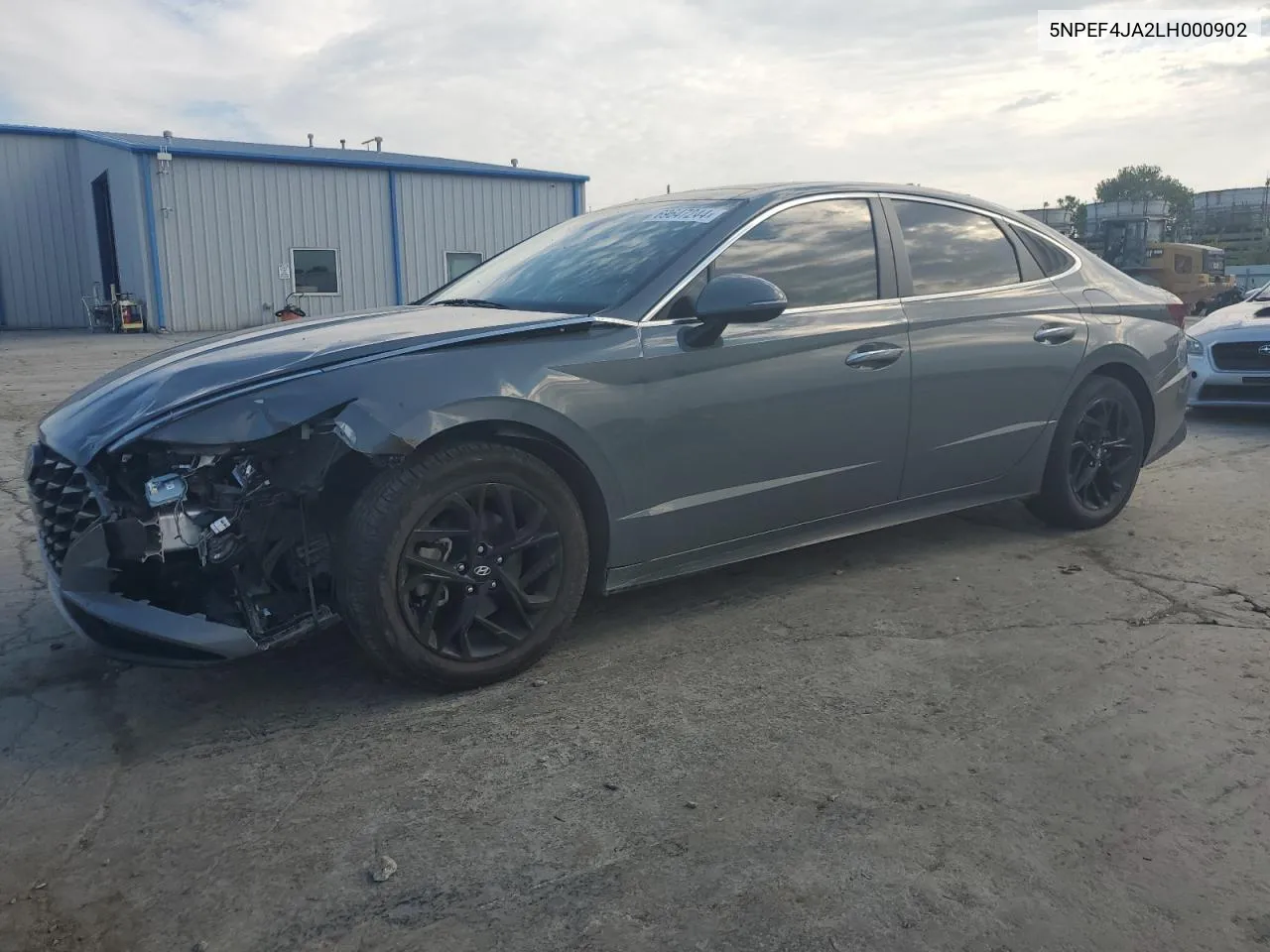 2020 Hyundai Sonata Sel VIN: 5NPEF4JA2LH000902 Lot: 69647244