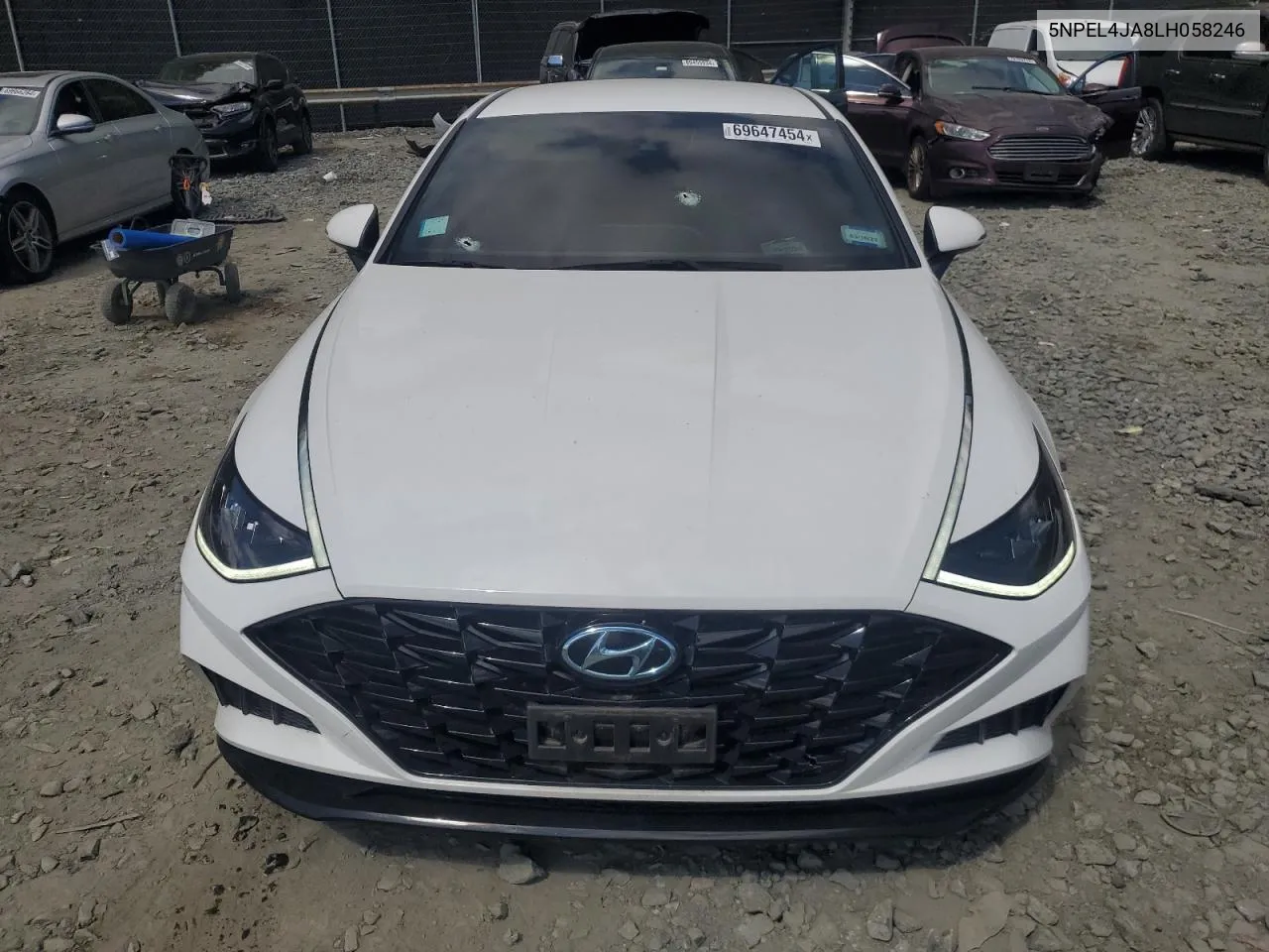 2020 Hyundai Sonata Sel VIN: 5NPEL4JA8LH058246 Lot: 69647454