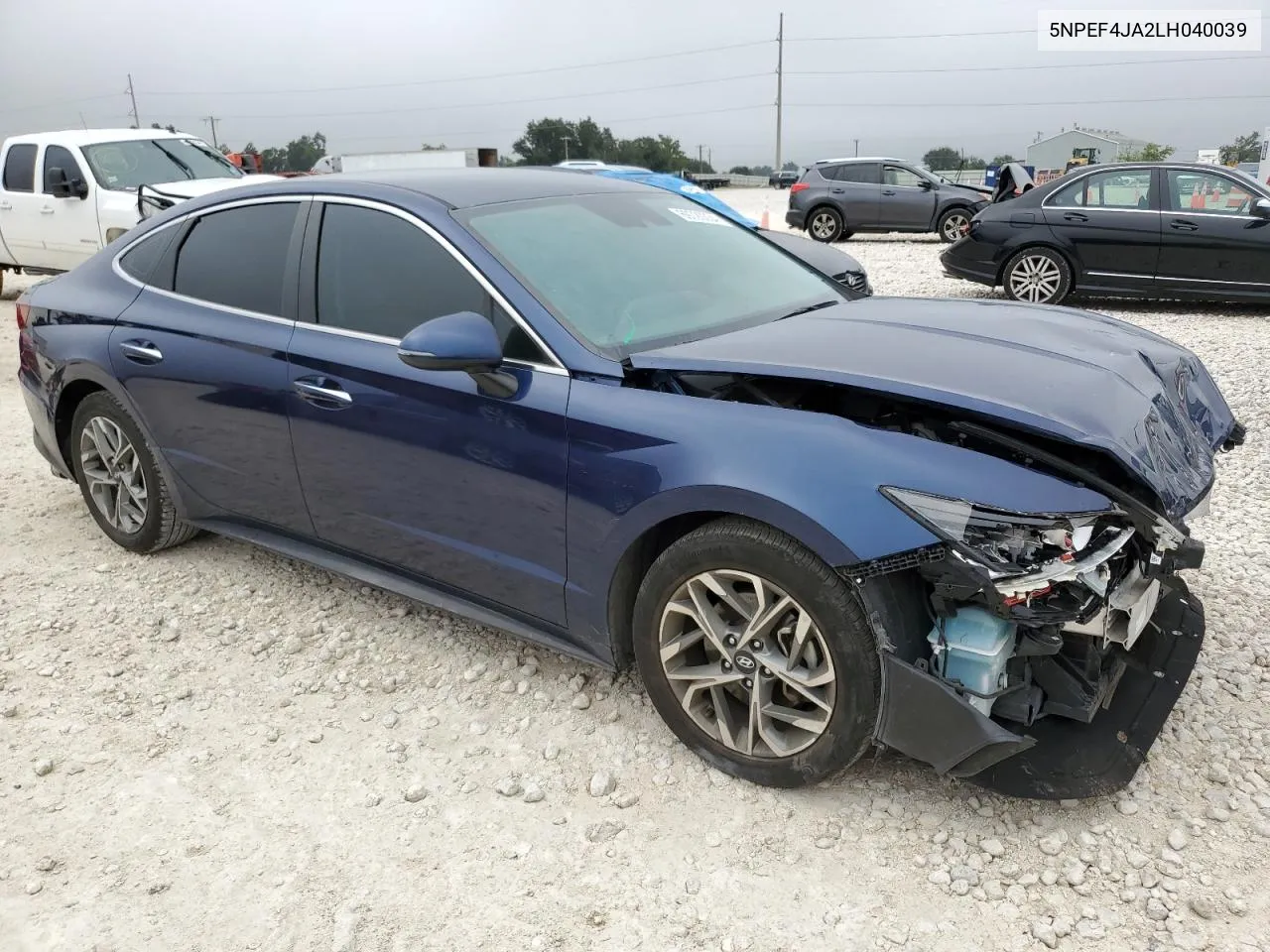 2020 Hyundai Sonata Sel VIN: 5NPEF4JA2LH040039 Lot: 69720034