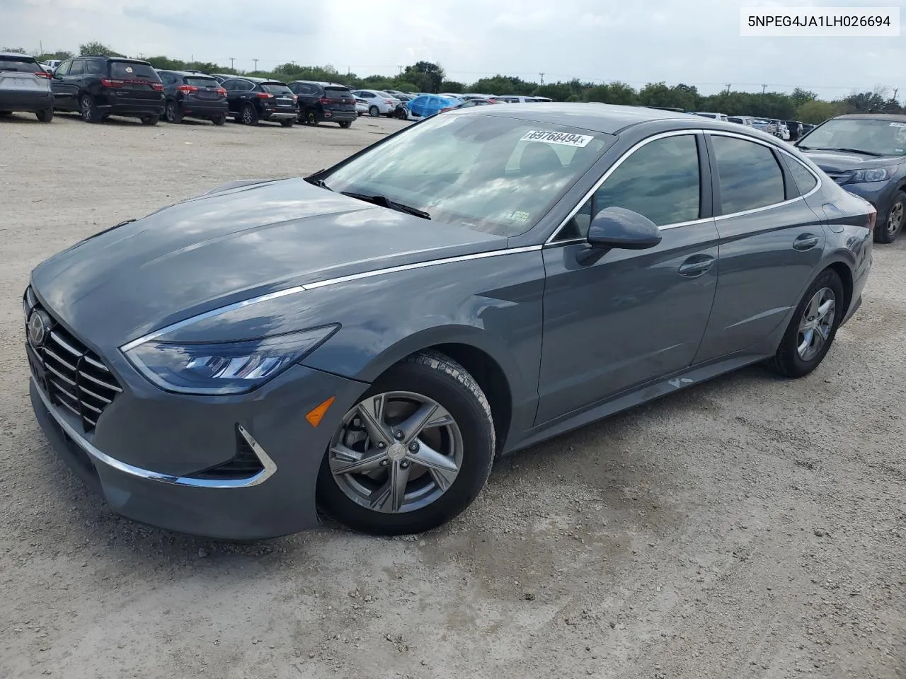 2020 Hyundai Sonata Se VIN: 5NPEG4JA1LH026694 Lot: 69768494