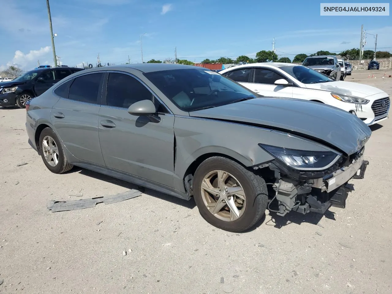 2020 Hyundai Sonata Se VIN: 5NPEG4JA6LH049324 Lot: 70260624