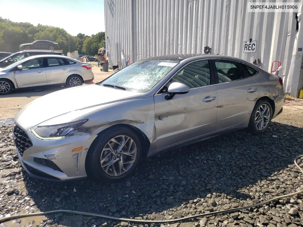 2020 Hyundai Sonata Sel VIN: 5NPEF4JA8LH015906 Lot: 70319024