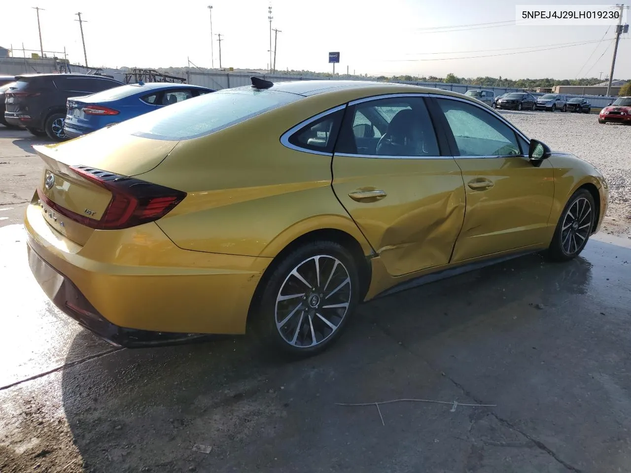 5NPEJ4J29LH019230 2020 Hyundai Sonata Sel Plus