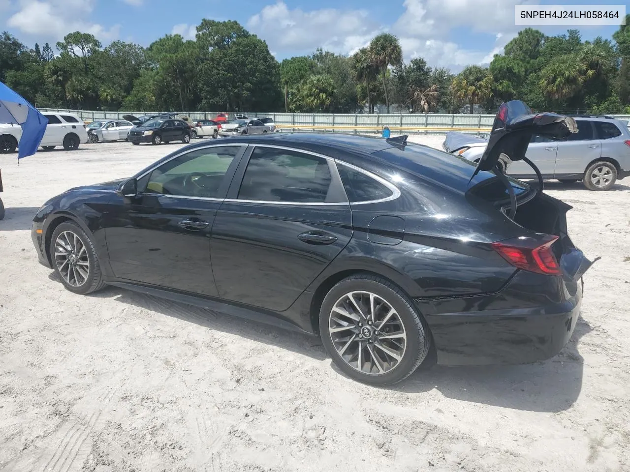 2020 Hyundai Sonata Limited VIN: 5NPEH4J24LH058464 Lot: 70645214