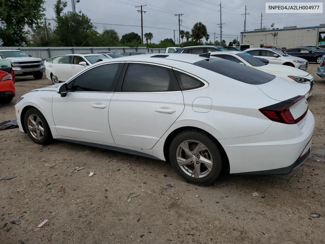 2020 Hyundai Sonata Se VIN: 5NPEG4JA2LH004977 Lot: 70743484