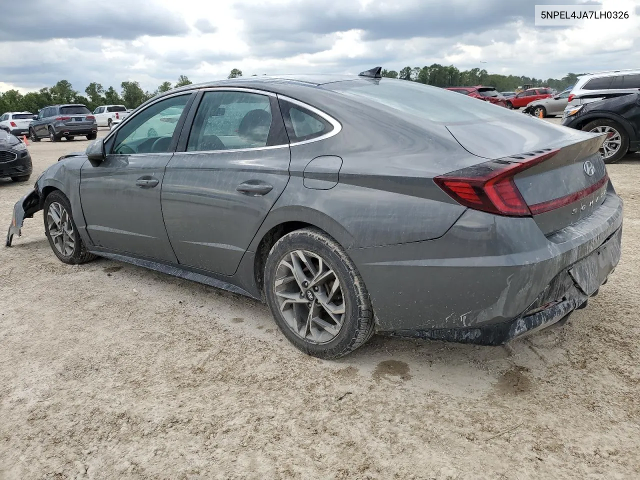 2020 Hyundai Sonata Sel VIN: 5NPEL4JA7LH0326 Lot: 70872374