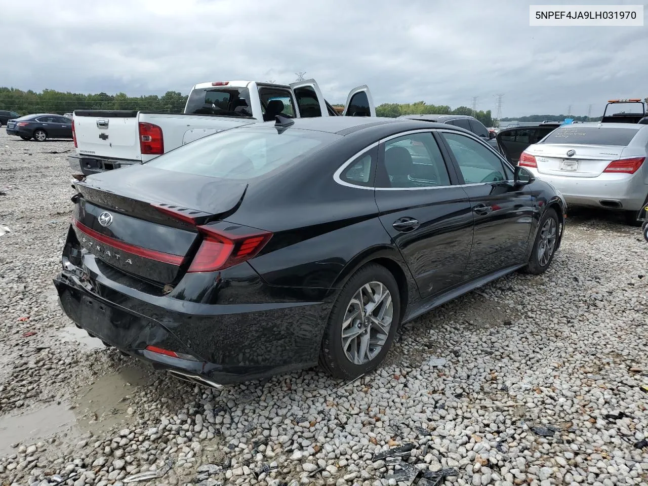 2020 Hyundai Sonata Sel VIN: 5NPEF4JA9LH031970 Lot: 71027534