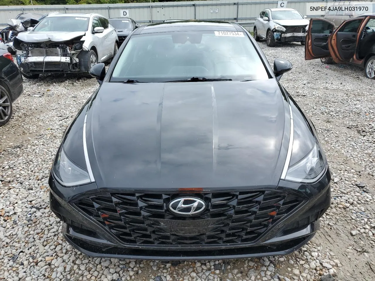 2020 Hyundai Sonata Sel VIN: 5NPEF4JA9LH031970 Lot: 71027534