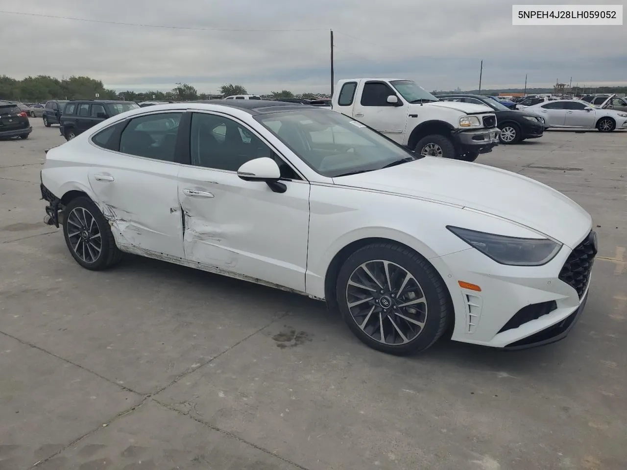 2020 Hyundai Sonata Limited VIN: 5NPEH4J28LH059052 Lot: 71067834