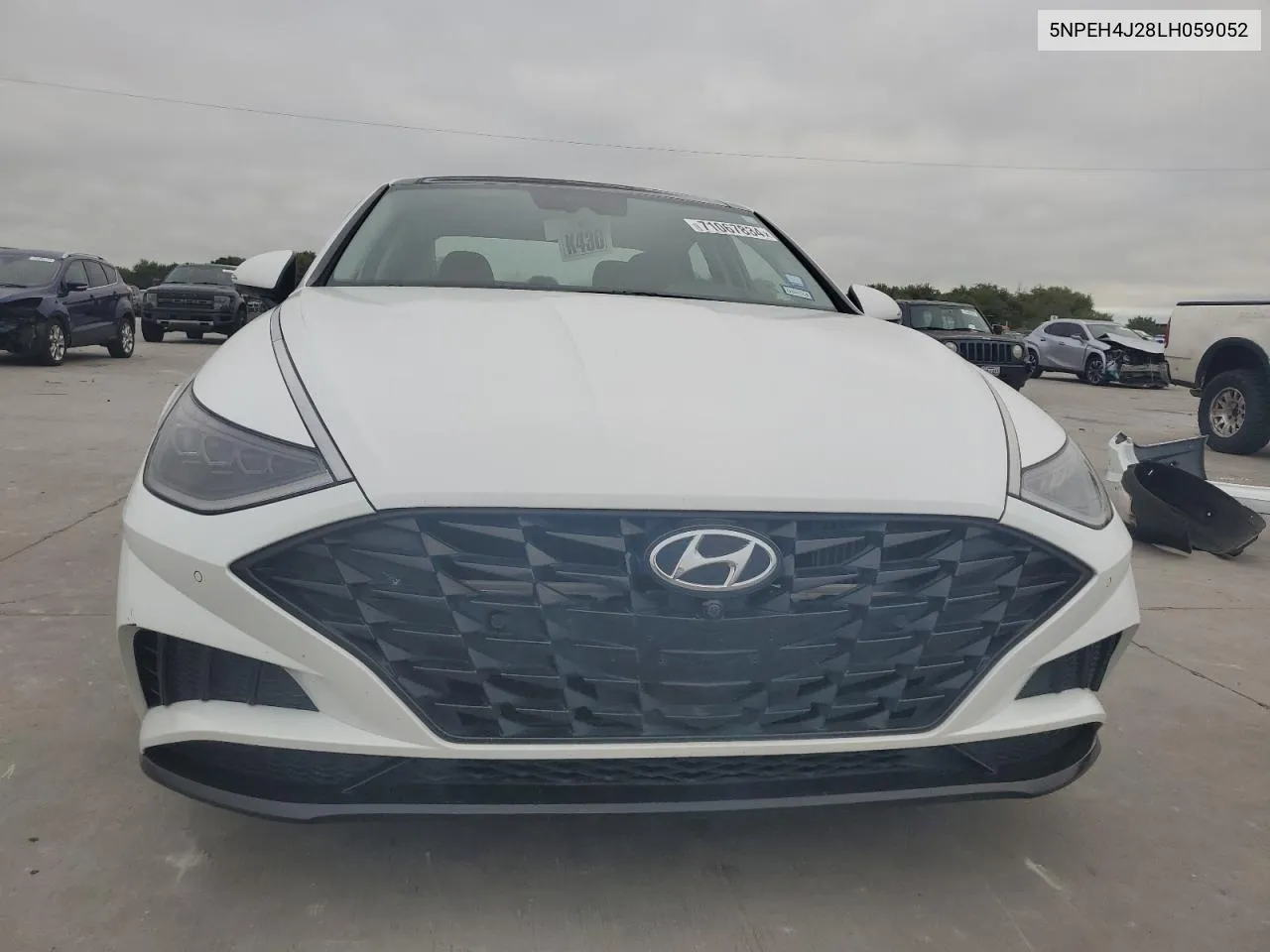 2020 Hyundai Sonata Limited VIN: 5NPEH4J28LH059052 Lot: 71067834