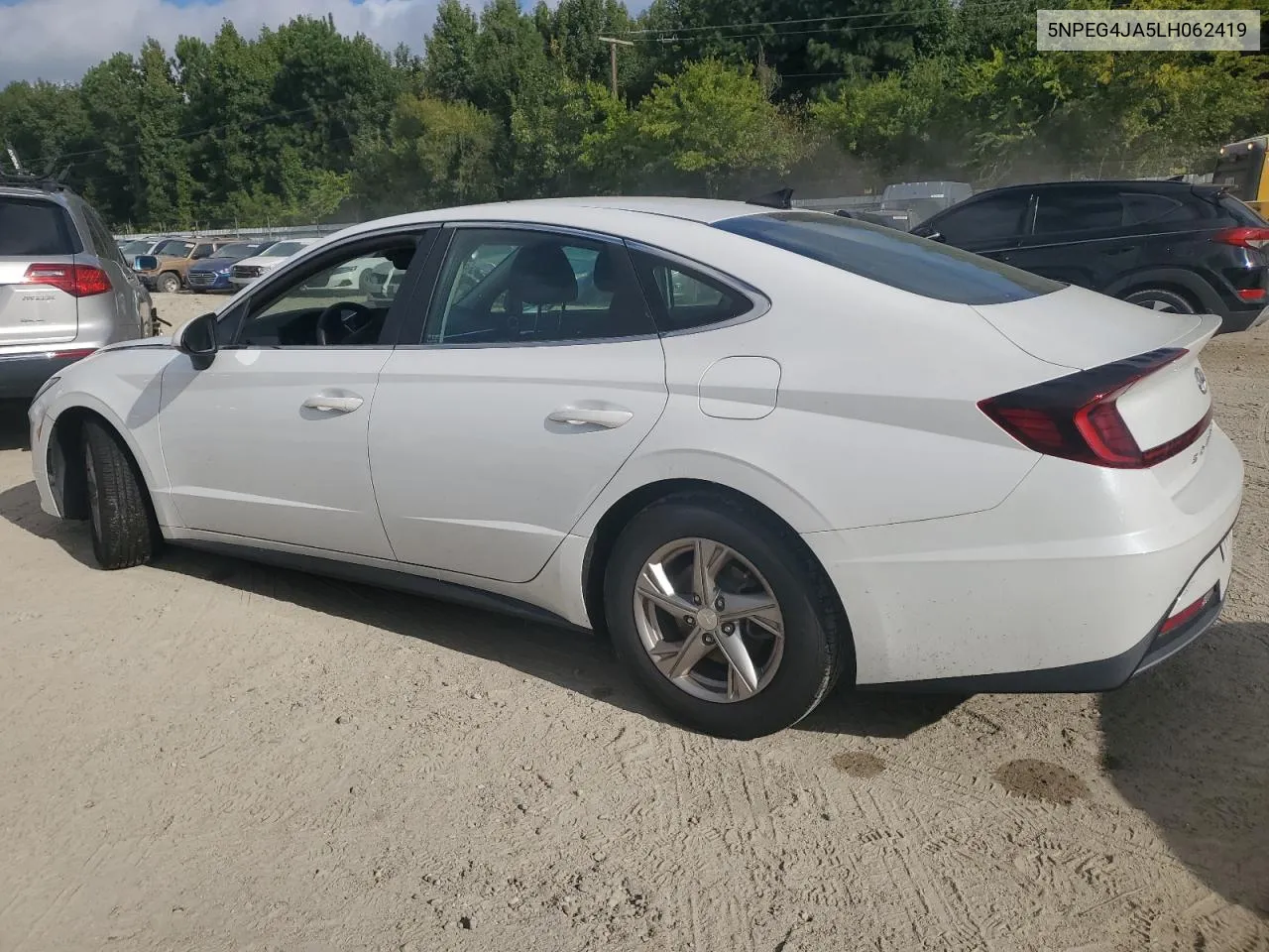 2020 Hyundai Sonata Se VIN: 5NPEG4JA5LH062419 Lot: 71271574