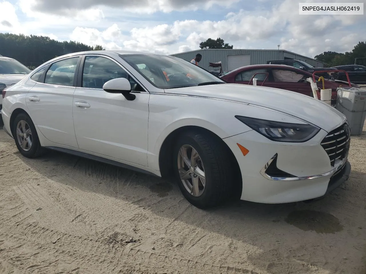 2020 Hyundai Sonata Se VIN: 5NPEG4JA5LH062419 Lot: 71271574