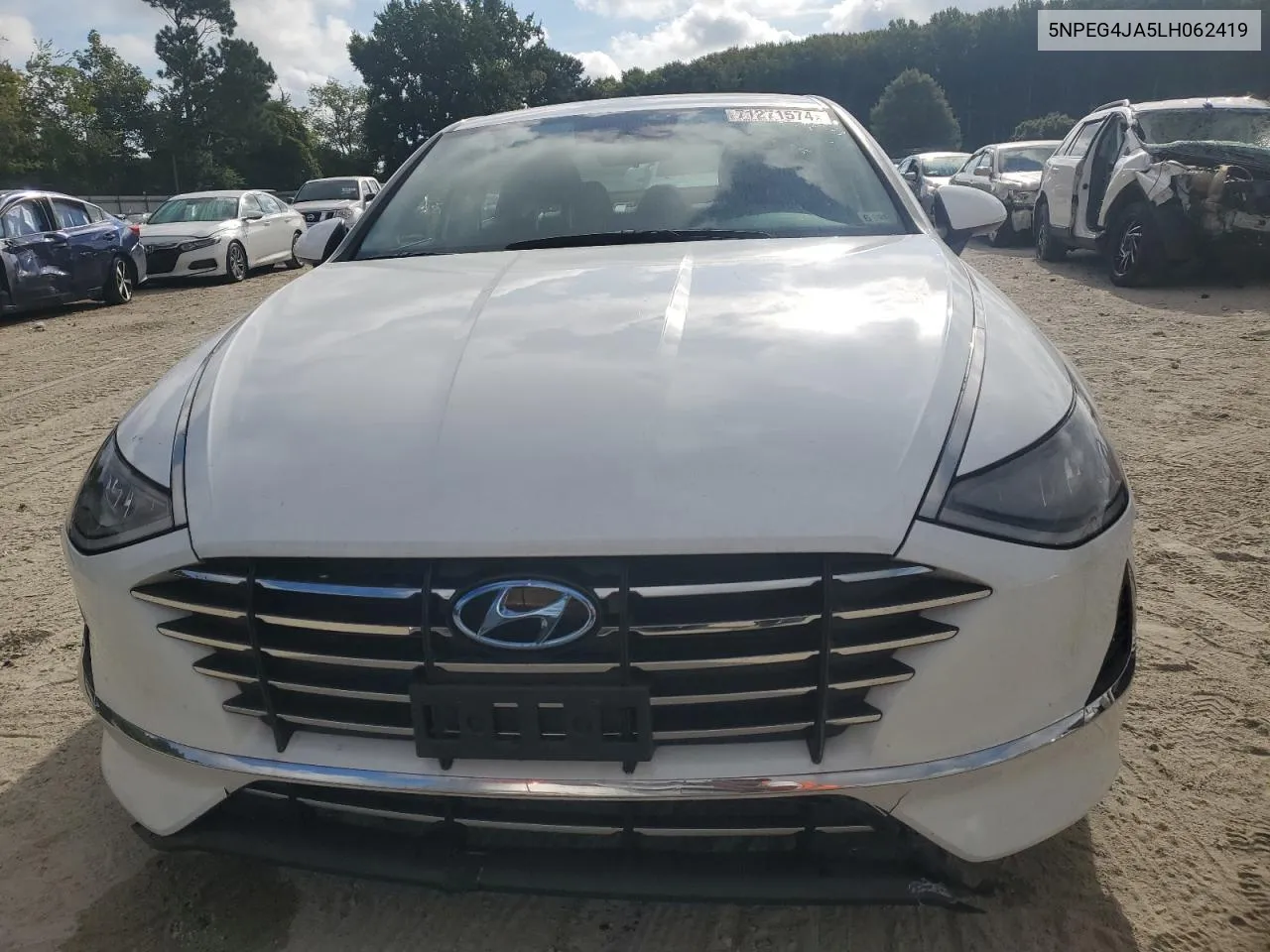 2020 Hyundai Sonata Se VIN: 5NPEG4JA5LH062419 Lot: 71271574