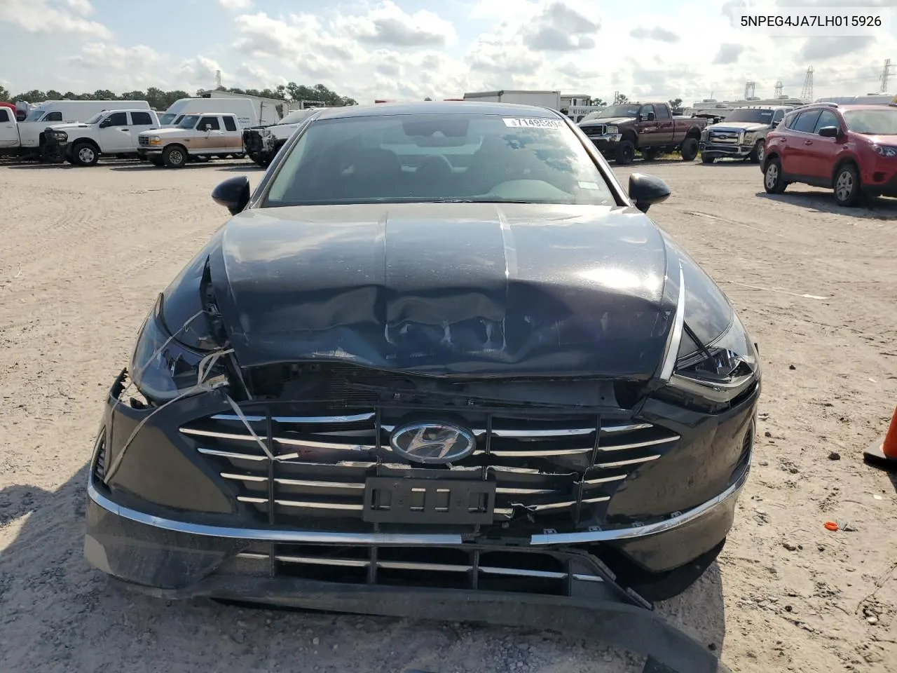 2020 Hyundai Sonata Se VIN: 5NPEG4JA7LH015926 Lot: 71495894