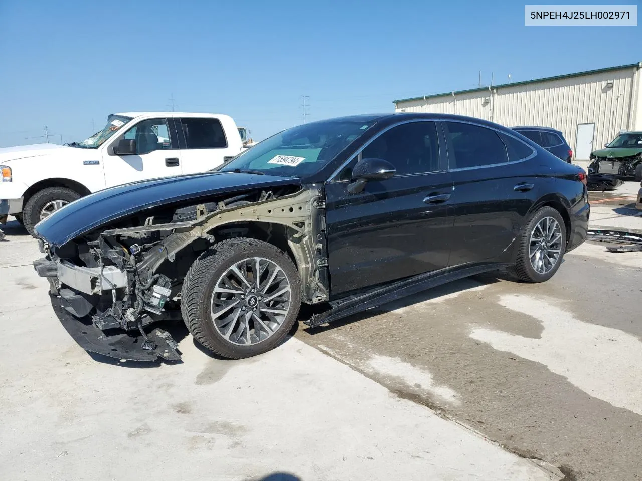 2020 Hyundai Sonata Limited VIN: 5NPEH4J25LH002971 Lot: 71594794