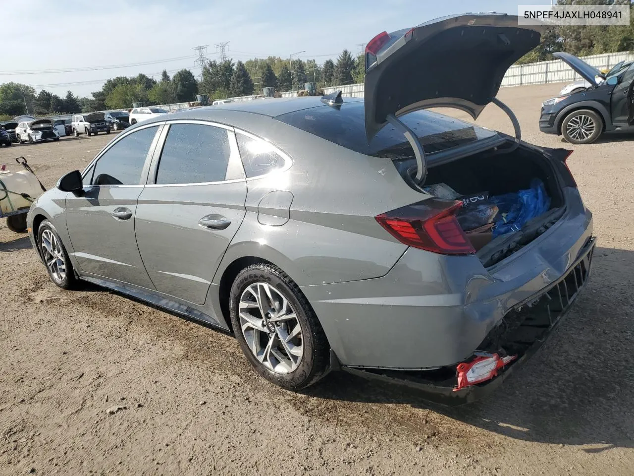 2020 Hyundai Sonata Sel VIN: 5NPEF4JAXLH048941 Lot: 71608954