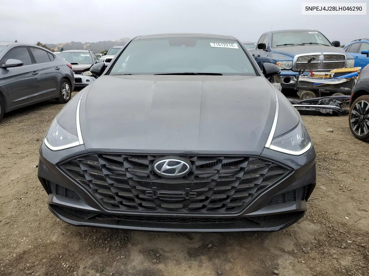 2020 Hyundai Sonata Sel Plus VIN: 5NPEJ4J28LH046290 Lot: 71612214