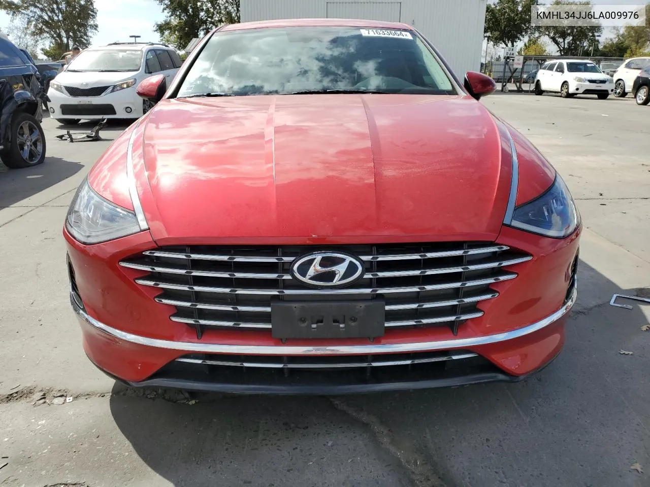 2020 Hyundai Sonata Hybrid VIN: KMHL34JJ6LA009976 Lot: 71633664