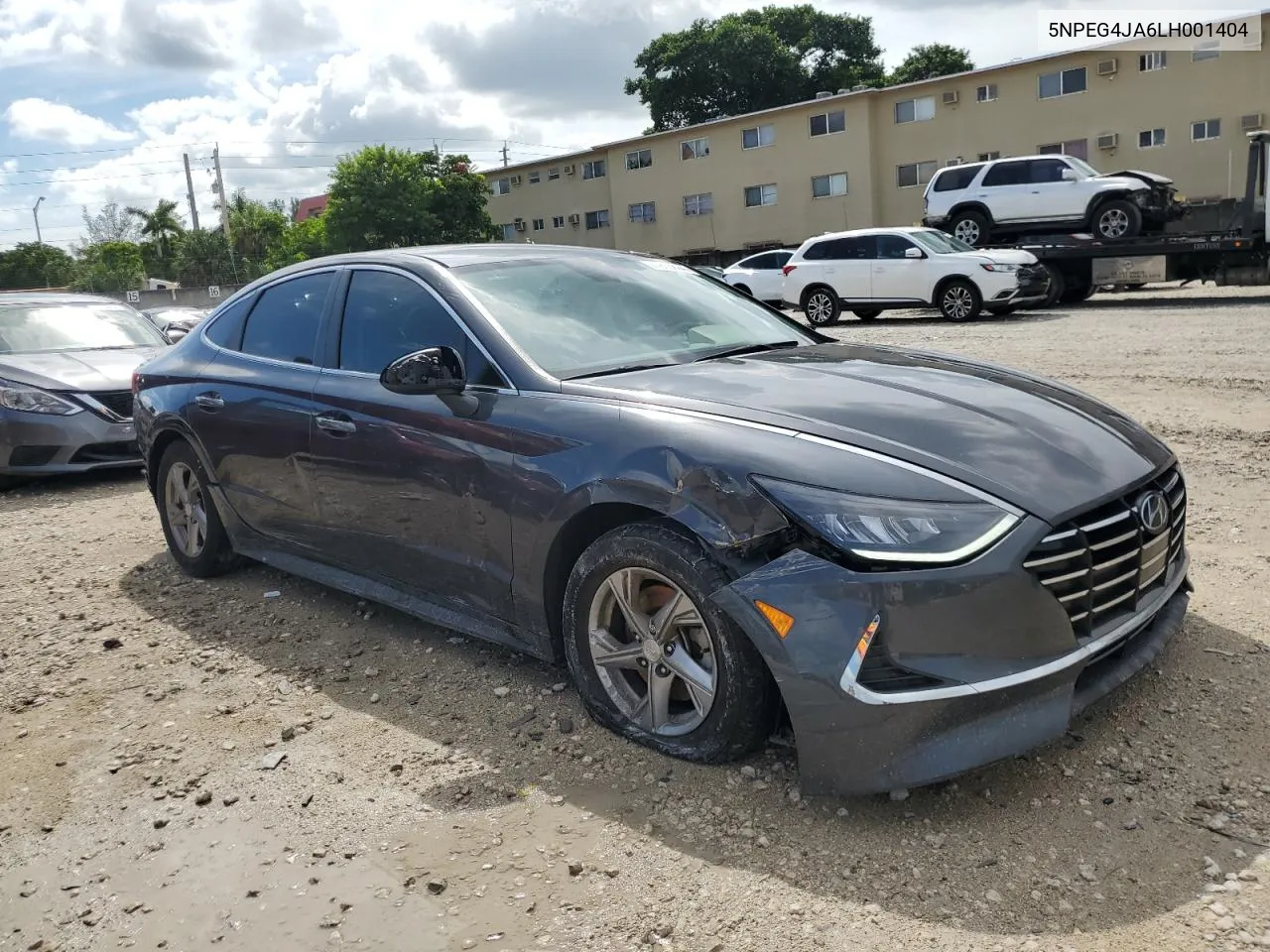 2020 Hyundai Sonata Se VIN: 5NPEG4JA6LH001404 Lot: 71813894