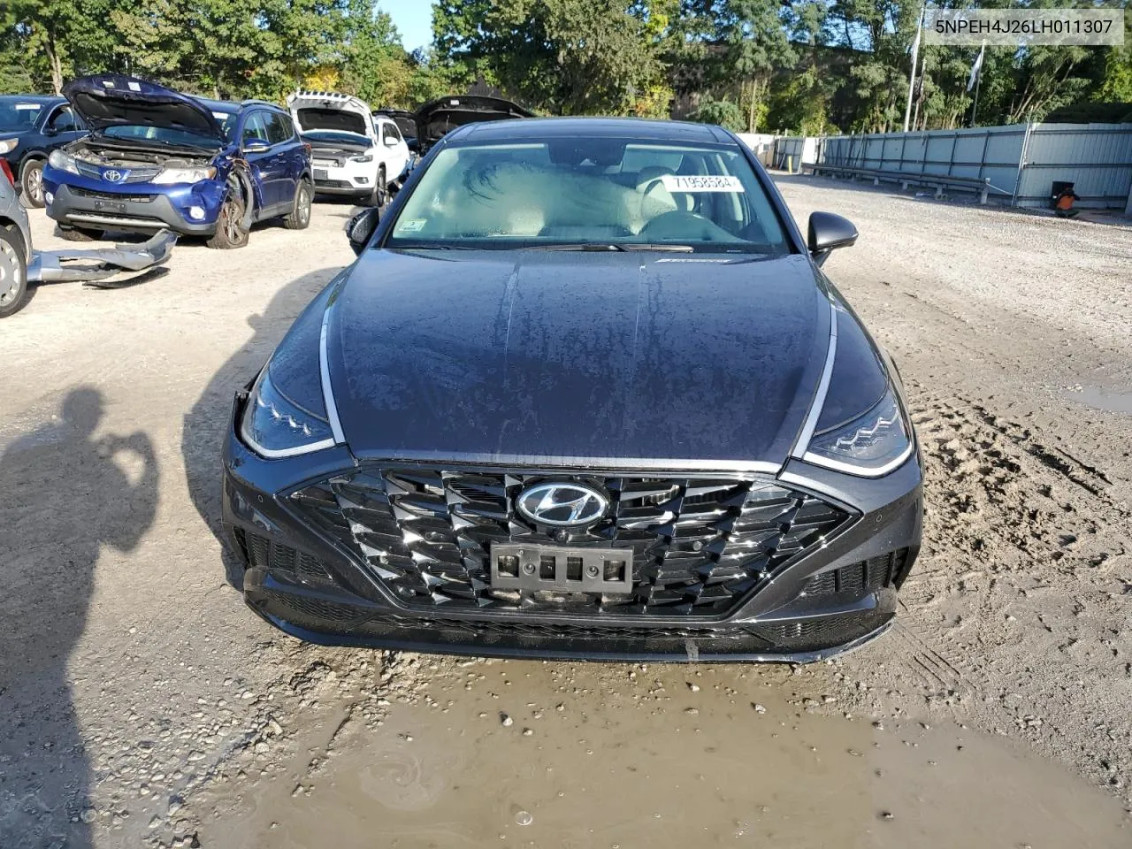 2020 Hyundai Sonata Limited VIN: 5NPEH4J26LH011307 Lot: 71958584