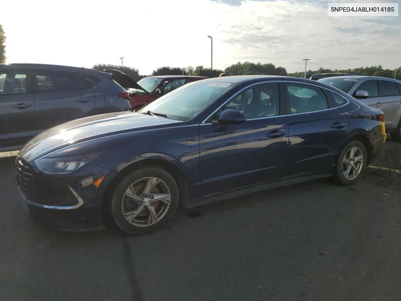 2020 Hyundai Sonata Se VIN: 5NPEG4JA8LH014185 Lot: 71988734