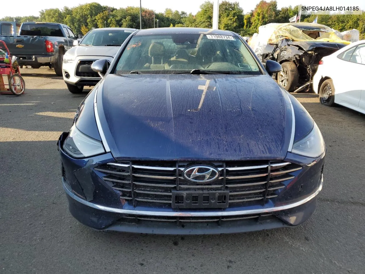 2020 Hyundai Sonata Se VIN: 5NPEG4JA8LH014185 Lot: 71988734