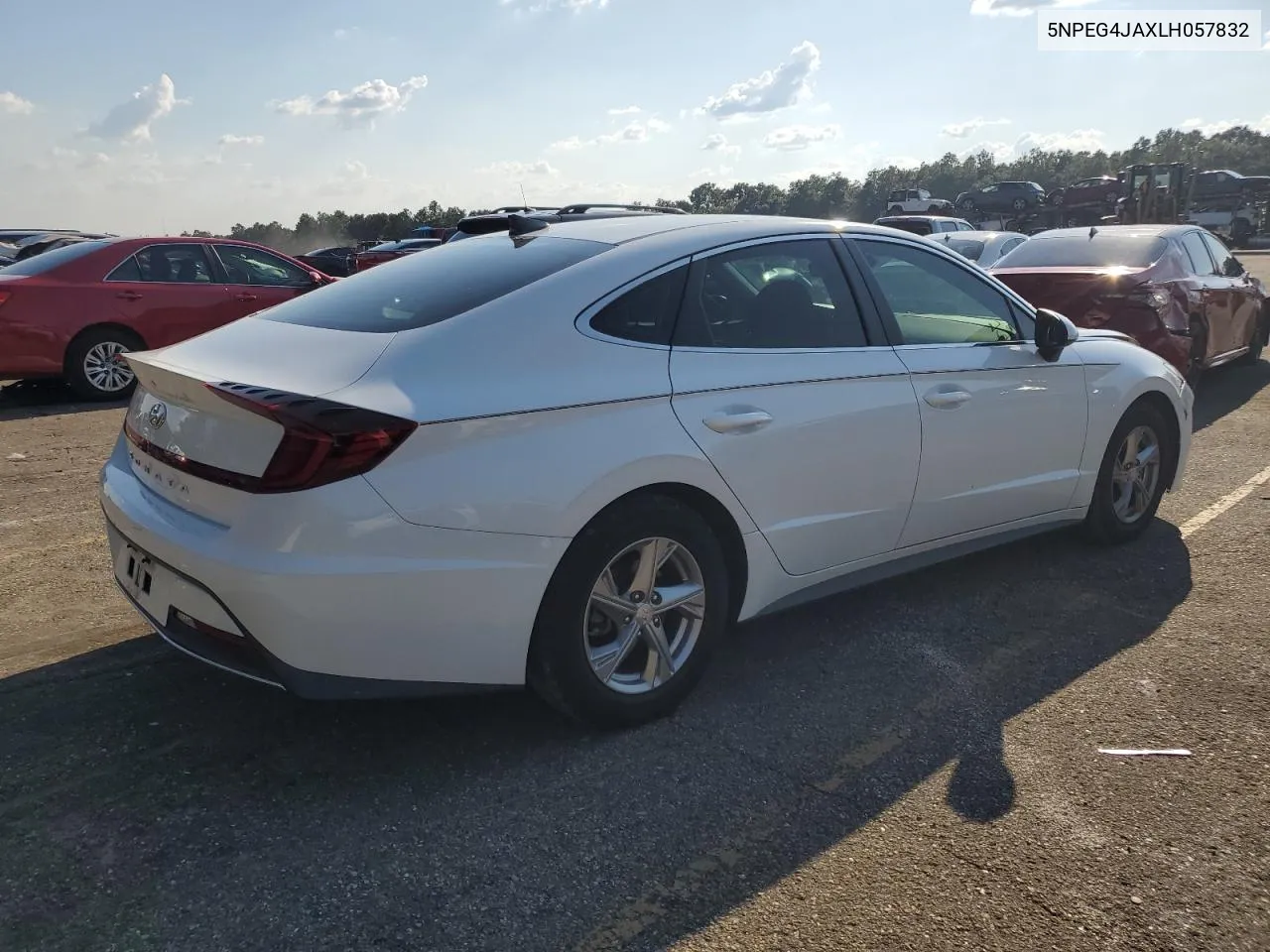 2020 Hyundai Sonata Se VIN: 5NPEG4JAXLH057832 Lot: 72213274