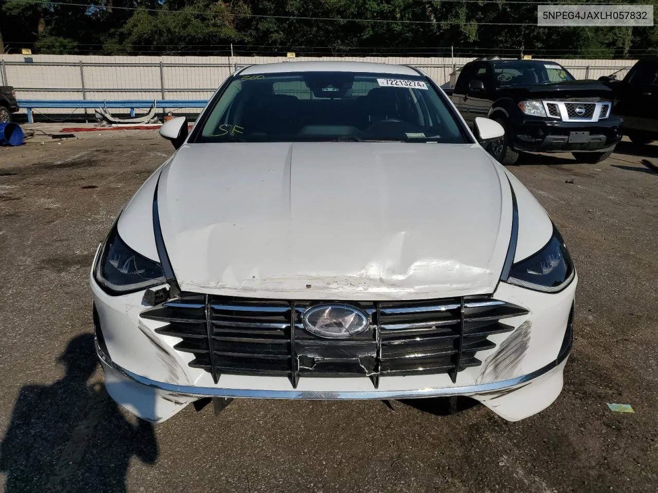 2020 Hyundai Sonata Se VIN: 5NPEG4JAXLH057832 Lot: 72213274