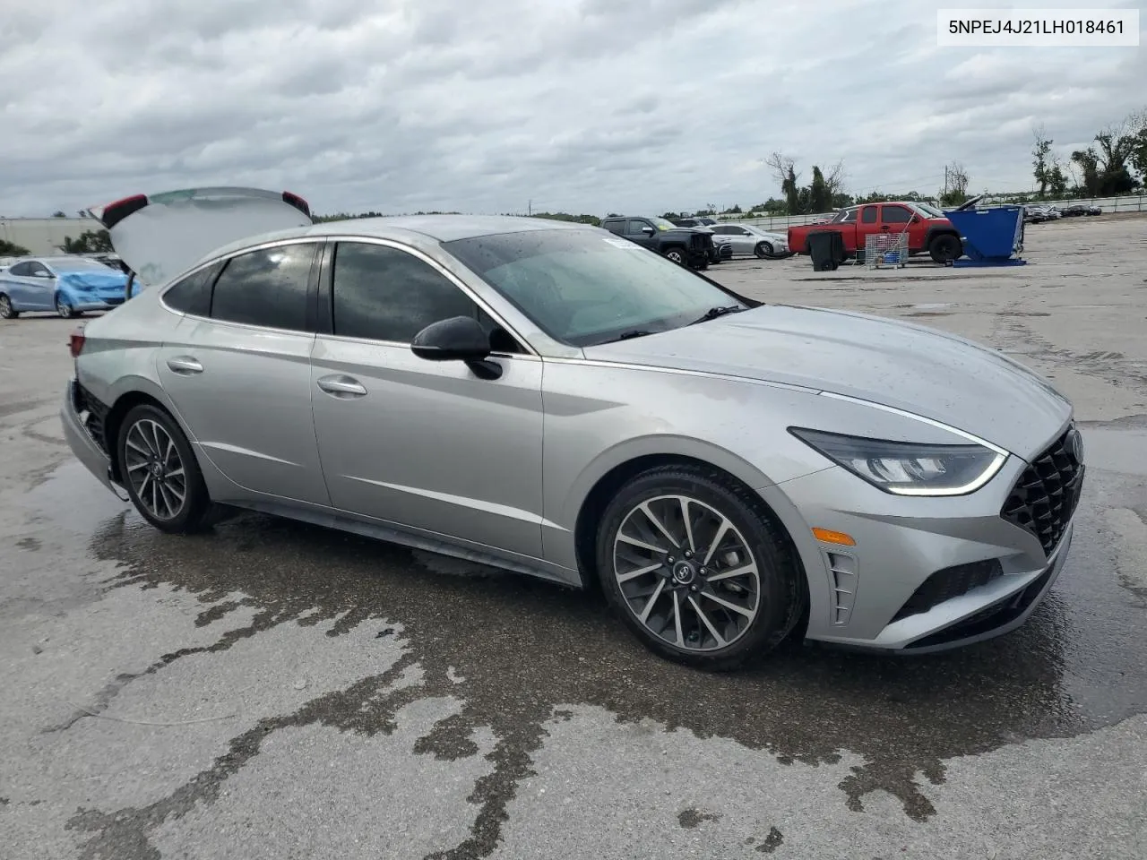 2020 Hyundai Sonata Sel Plus VIN: 5NPEJ4J21LH018461 Lot: 72257604