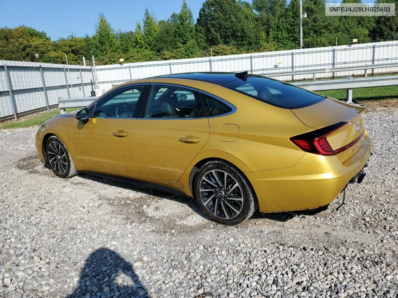 5NPEJ4J28LH025603 2020 Hyundai Sonata Sel Plus