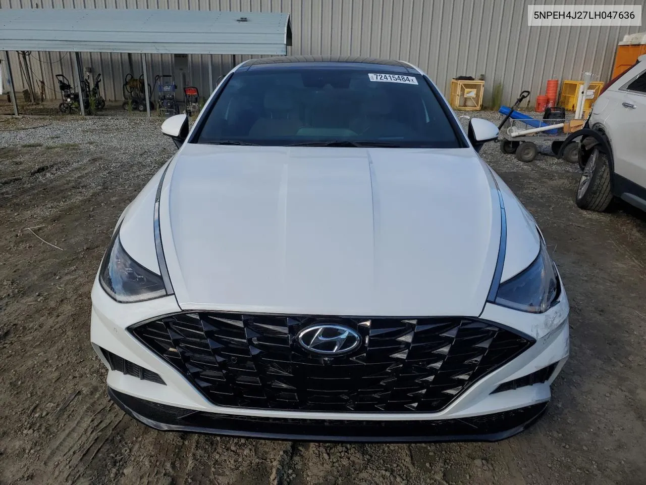 2020 Hyundai Sonata Limited VIN: 5NPEH4J27LH047636 Lot: 72415484