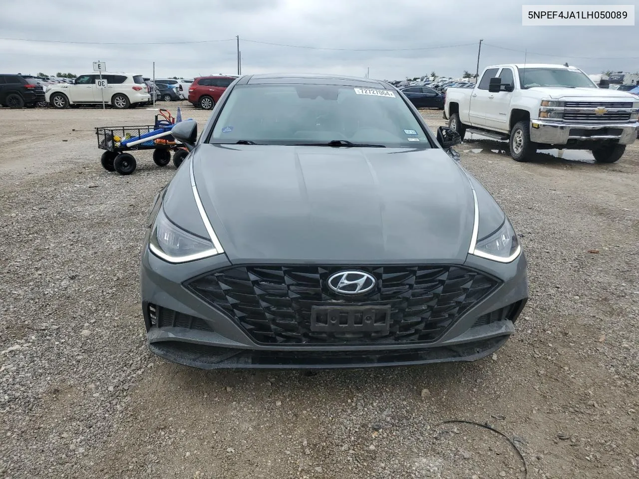 2020 Hyundai Sonata Sel VIN: 5NPEF4JA1LH050089 Lot: 72727064