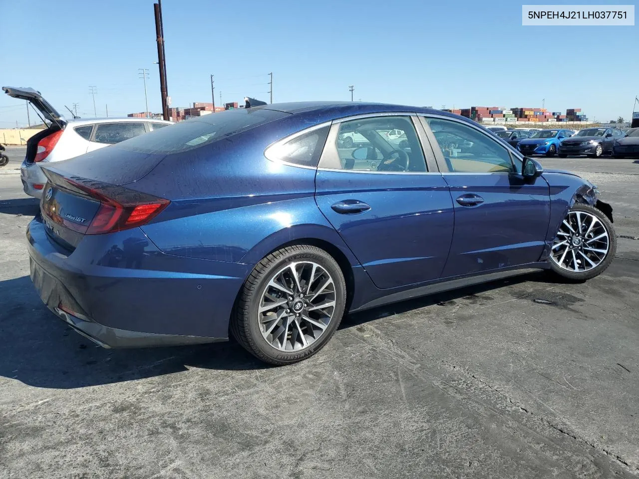 2020 Hyundai Sonata Limited VIN: 5NPEH4J21LH037751 Lot: 72744684