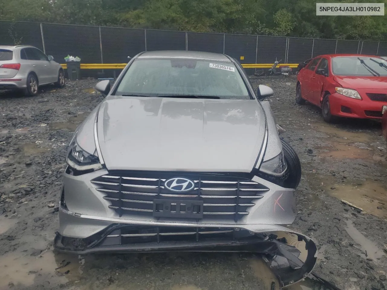 2020 Hyundai Sonata Se VIN: 5NPEG4JA3LH010982 Lot: 73036574