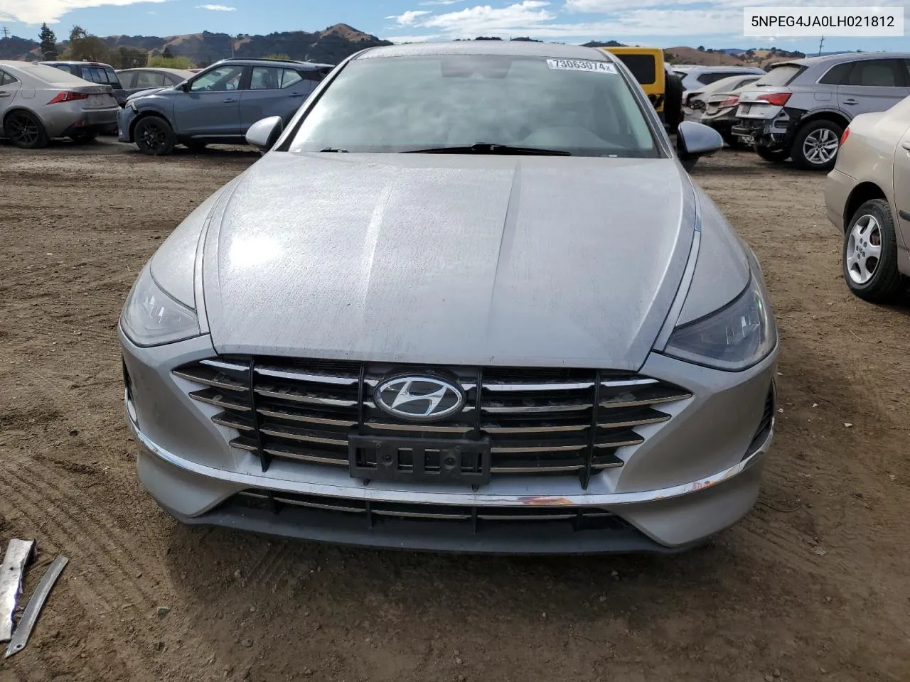 2020 Hyundai Sonata Se VIN: 5NPEG4JA0LH021812 Lot: 73063074