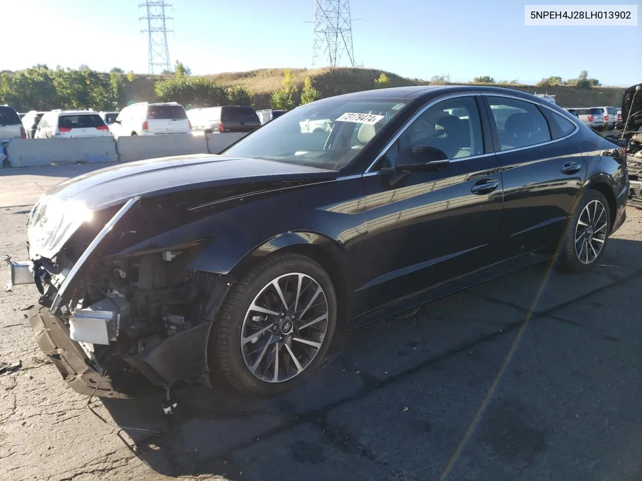 2020 Hyundai Sonata Limited VIN: 5NPEH4J28LH013902 Lot: 73179474