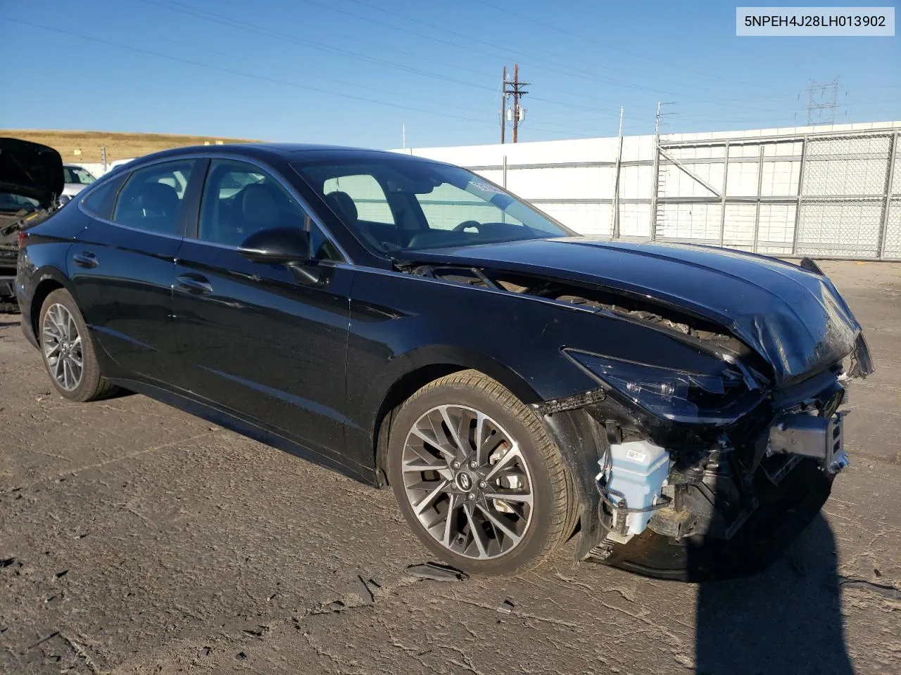 2020 Hyundai Sonata Limited VIN: 5NPEH4J28LH013902 Lot: 73179474