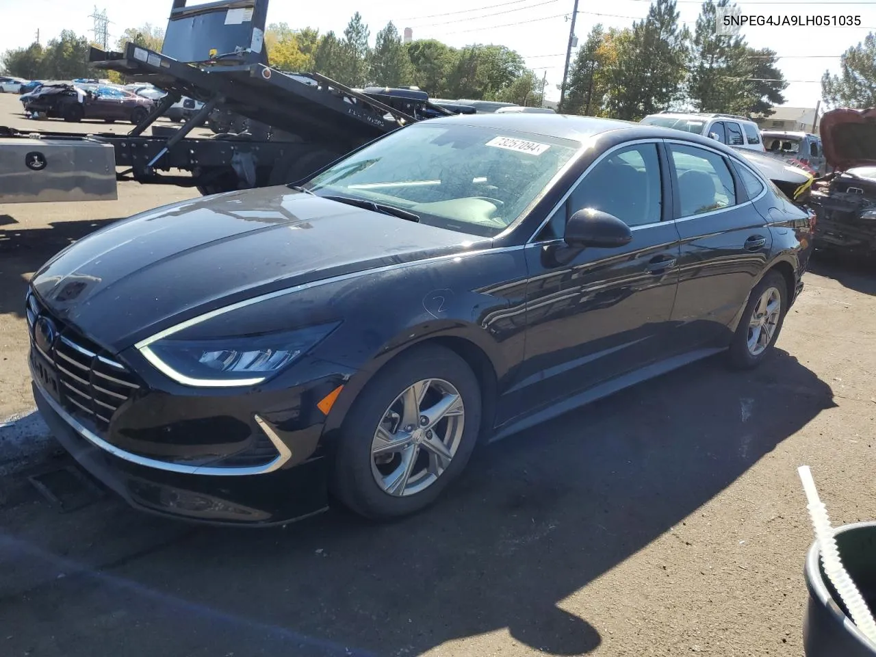 2020 Hyundai Sonata Se VIN: 5NPEG4JA9LH051035 Lot: 73257094