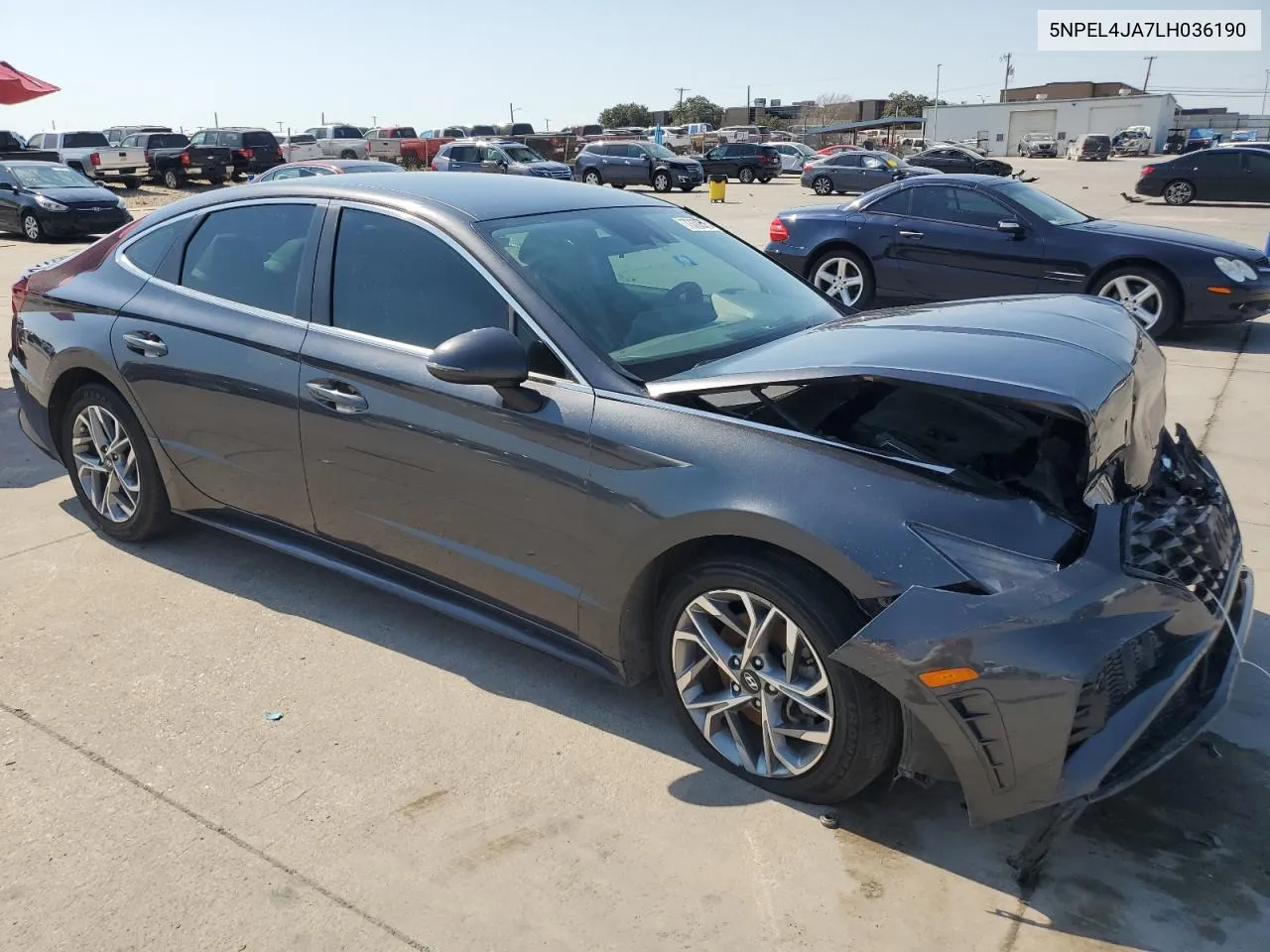 2020 Hyundai Sonata Sel VIN: 5NPEL4JA7LH036190 Lot: 73308954