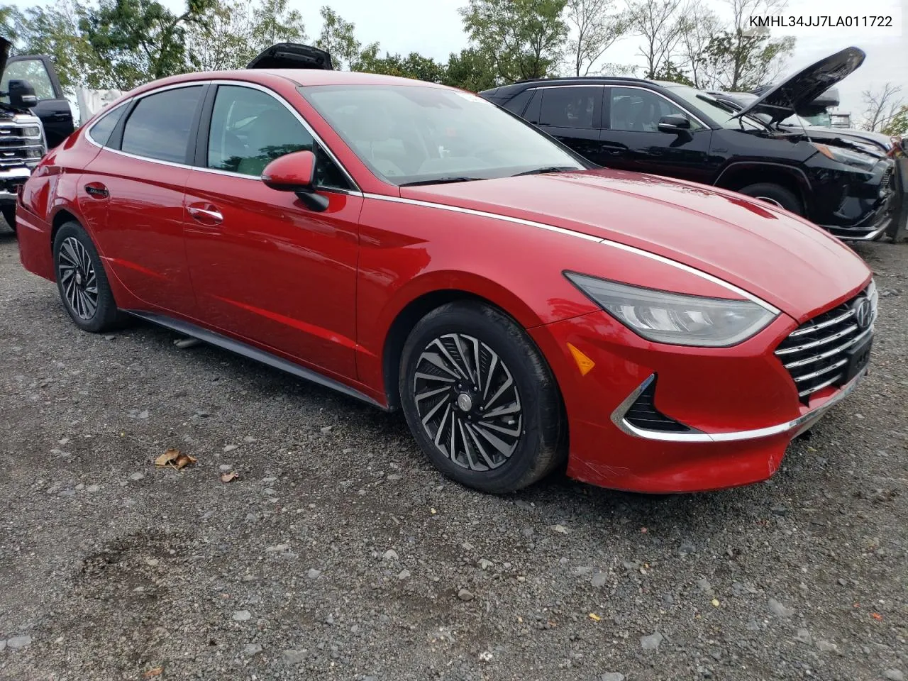 2020 Hyundai Sonata Hybrid VIN: KMHL34JJ7LA011722 Lot: 73647564