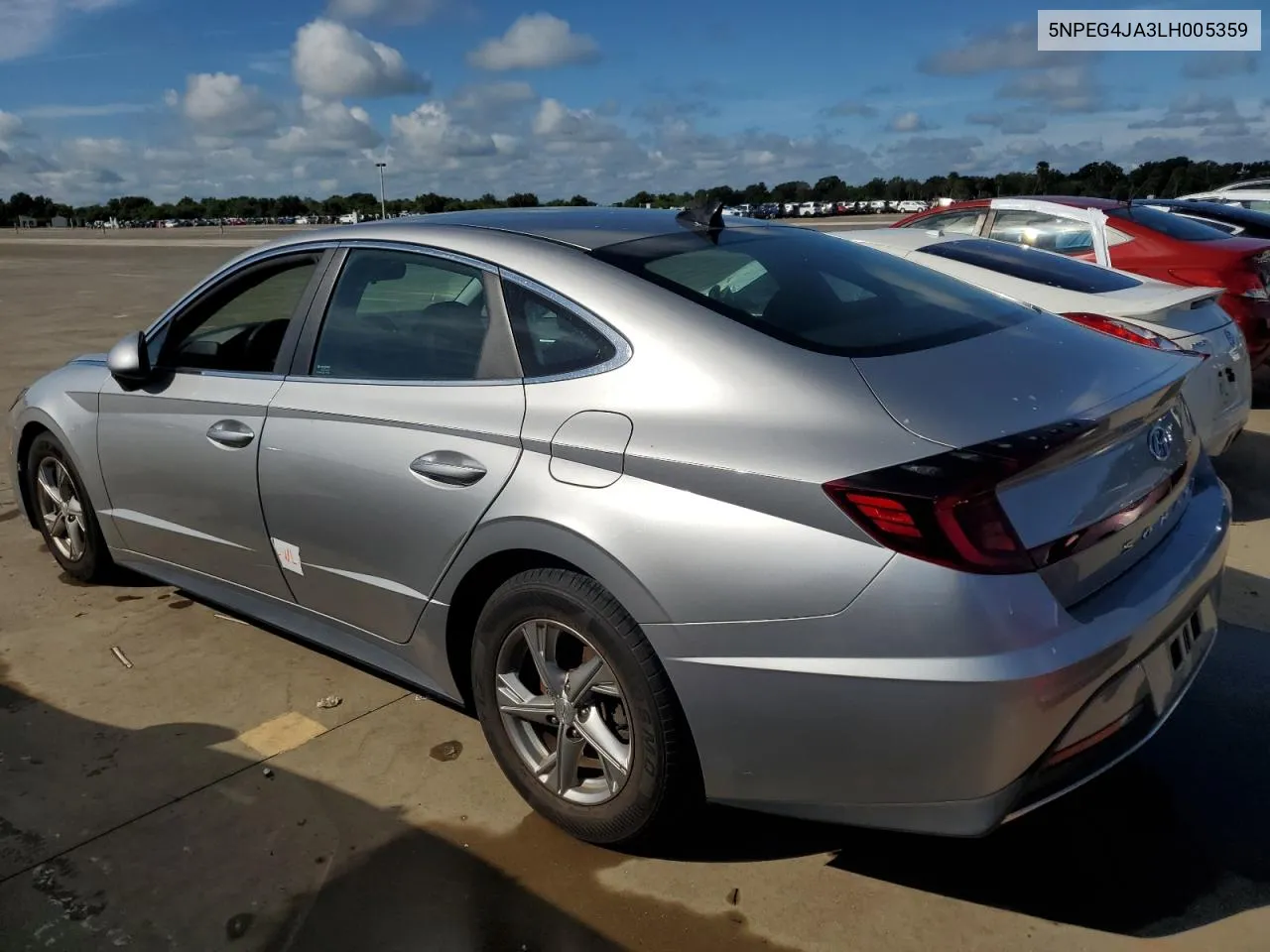 2020 Hyundai Sonata Se VIN: 5NPEG4JA3LH005359 Lot: 73778534