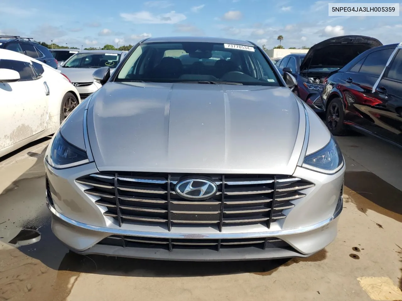 2020 Hyundai Sonata Se VIN: 5NPEG4JA3LH005359 Lot: 73778534