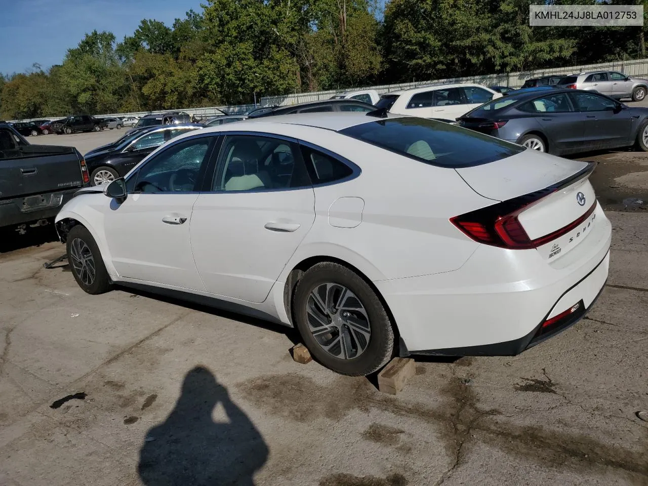 2020 Hyundai Sonata Hybrid VIN: KMHL24JJ8LA012753 Lot: 73785084