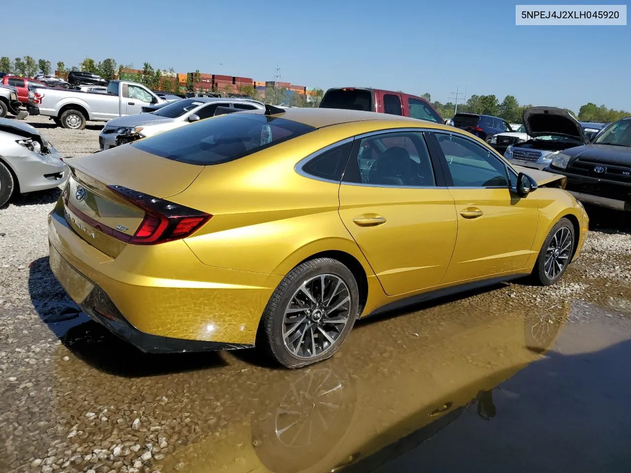 5NPEJ4J2XLH045920 2020 Hyundai Sonata Sel Plus