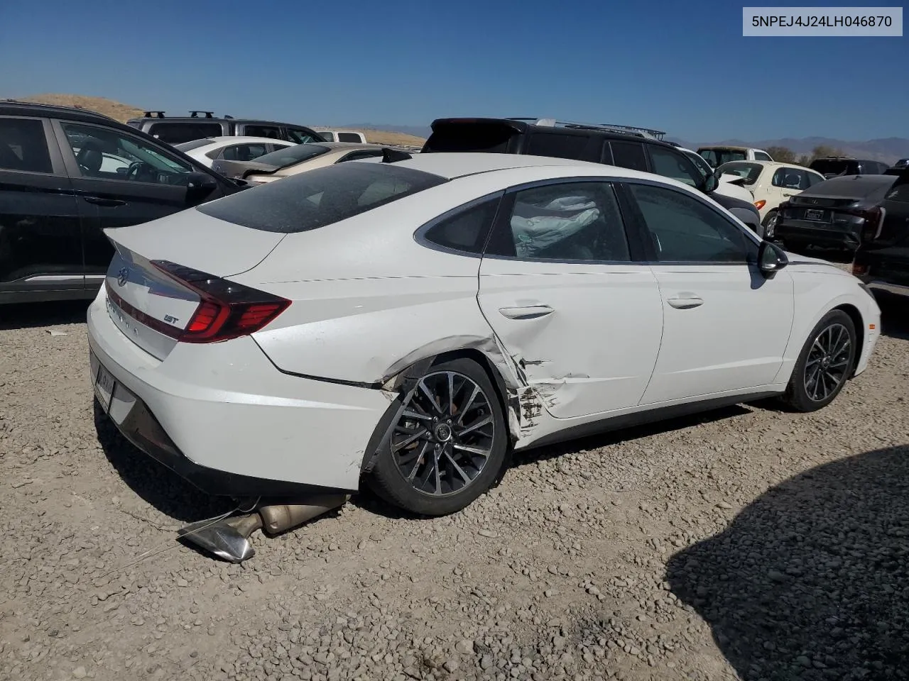 5NPEJ4J24LH046870 2020 Hyundai Sonata Sel Plus