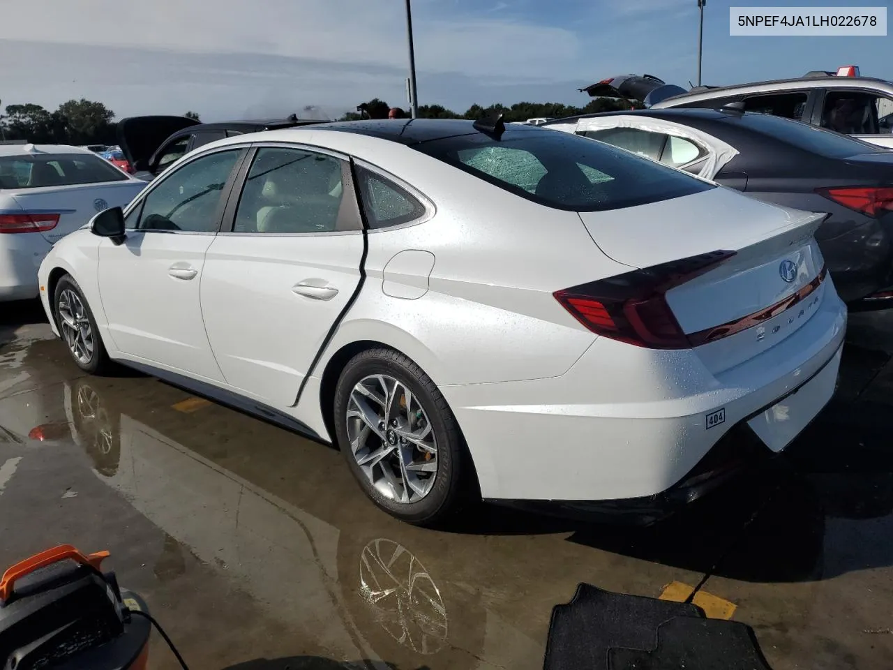 2020 Hyundai Sonata Sel VIN: 5NPEF4JA1LH022678 Lot: 74518704