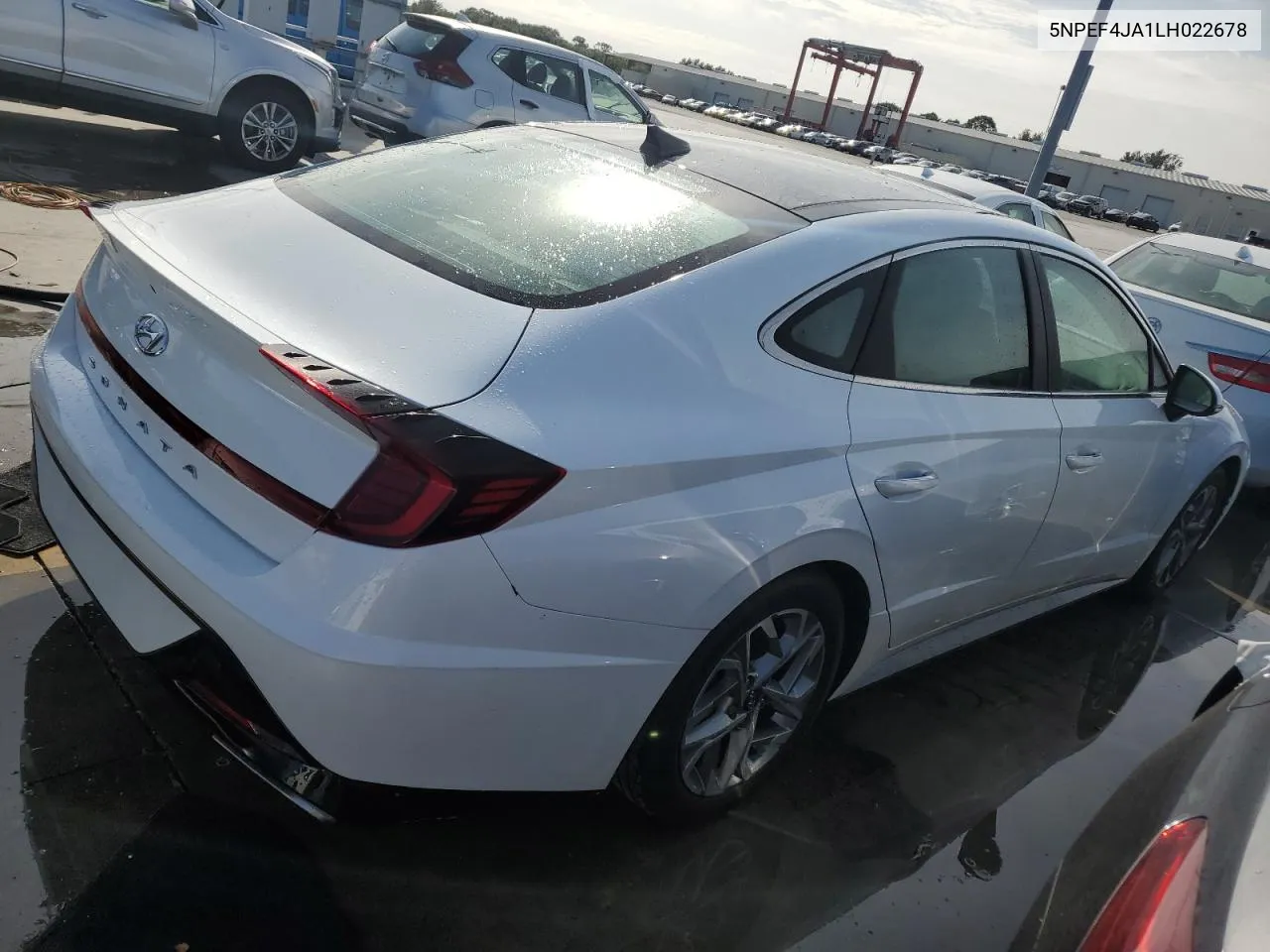 2020 Hyundai Sonata Sel VIN: 5NPEF4JA1LH022678 Lot: 74518704