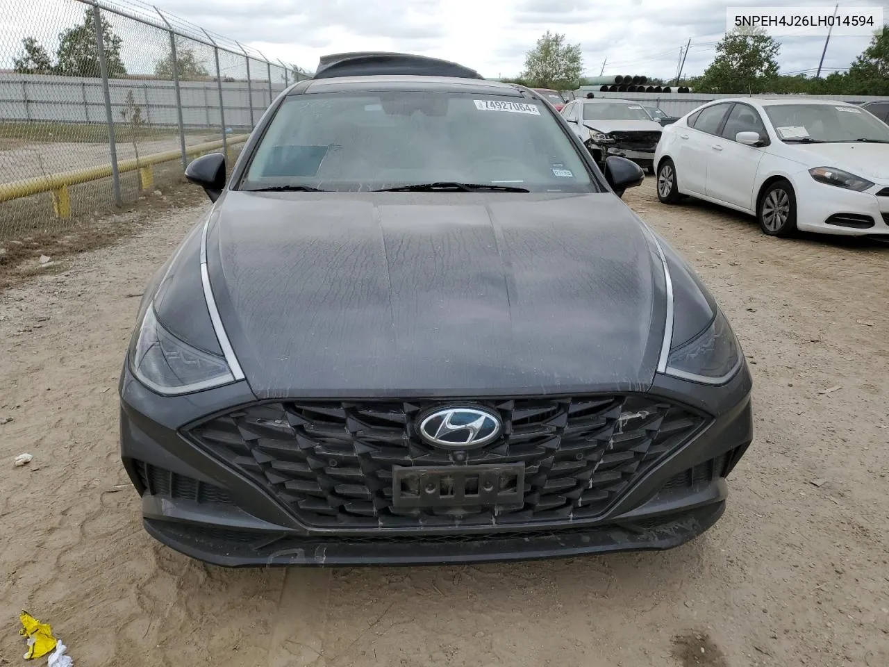 2020 Hyundai Sonata Limited VIN: 5NPEH4J26LH014594 Lot: 74927064