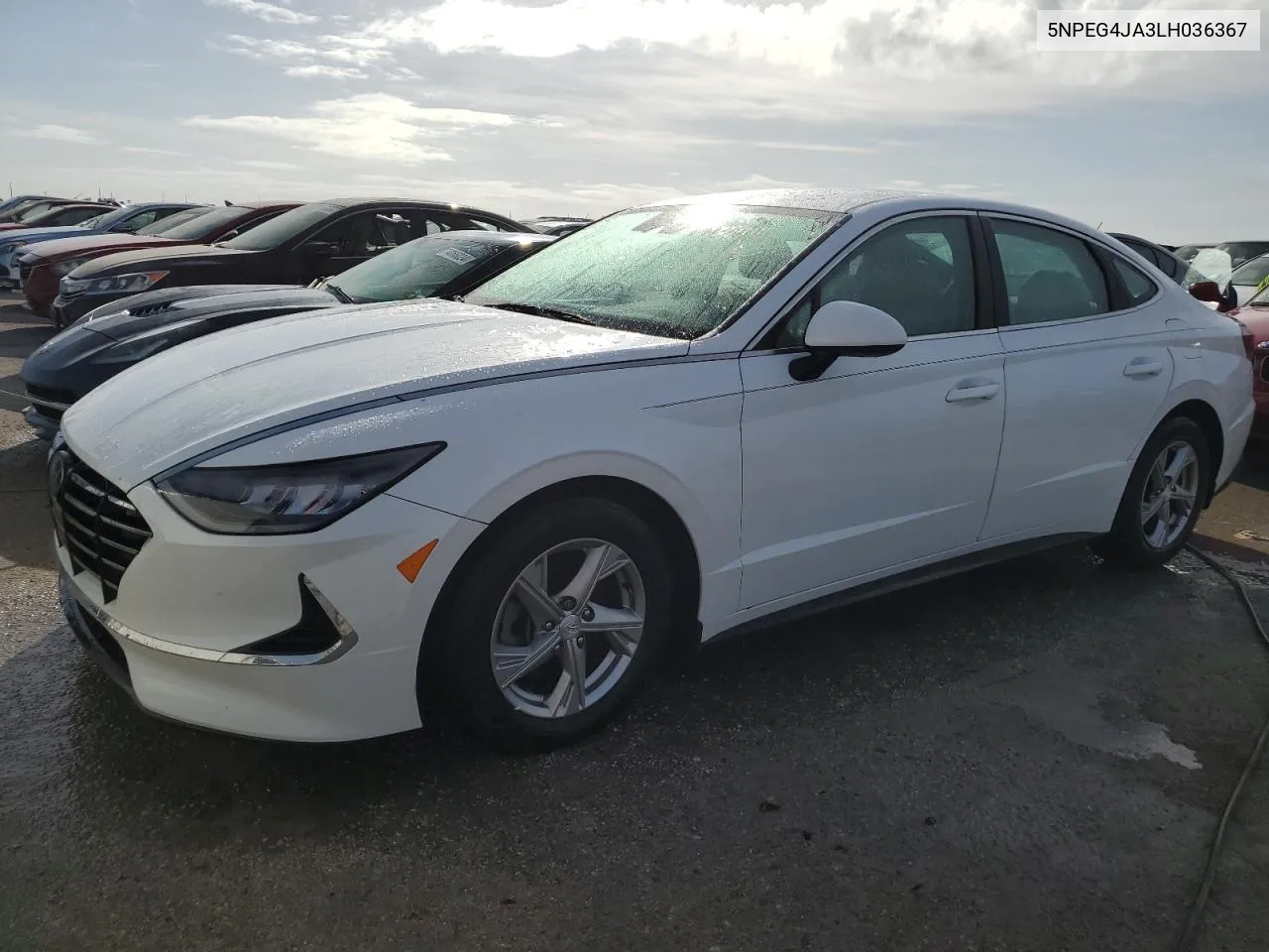 2020 Hyundai Sonata Se VIN: 5NPEG4JA3LH036367 Lot: 74934414